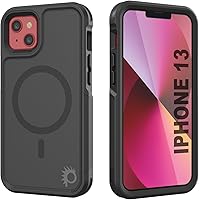 Vista 1 de PunkCase Funda para iPhone 13 [serie Spartan 2.0] Funda transparente resistente con protector de pantalla de vidrio templado Protección de cuerpo