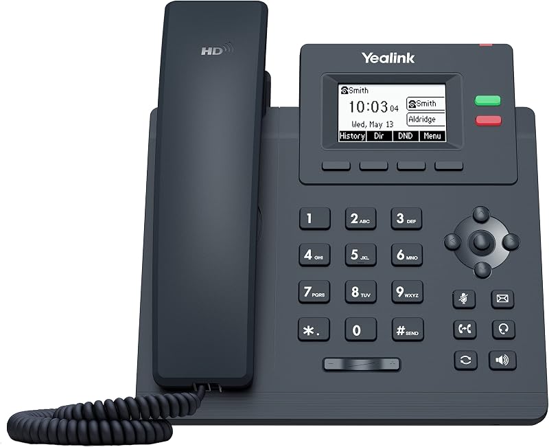 T31G IP Phone, 2 VoIP Accounts. 2.3-Inch Graphical Display. Dual-Port Gigabit Ethernet, 802.3af PoE, Power Adapter Not Included (SIP-T31G)