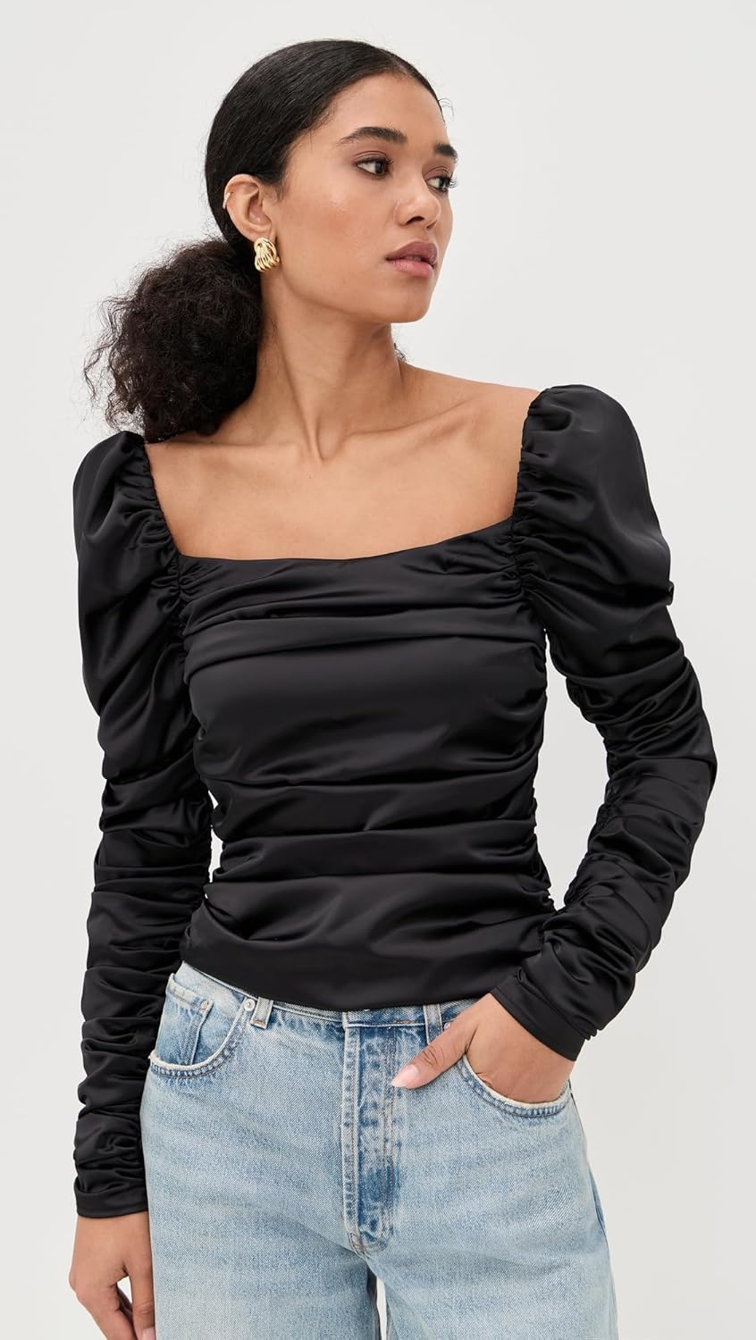 Caroline Constas Women's Maxi Long Sleeve Top - Image 2