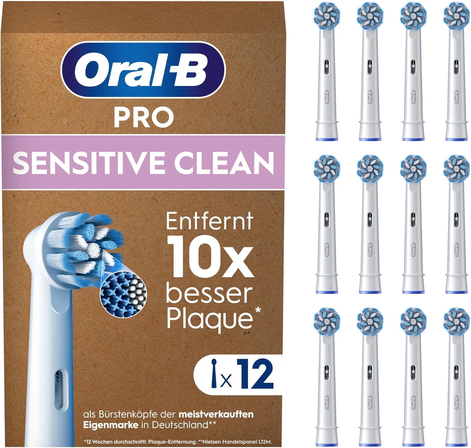 Amazon.co.jp: ブラウン Oral-B 替えブラシ PRO やわらか極細毛ブラシ