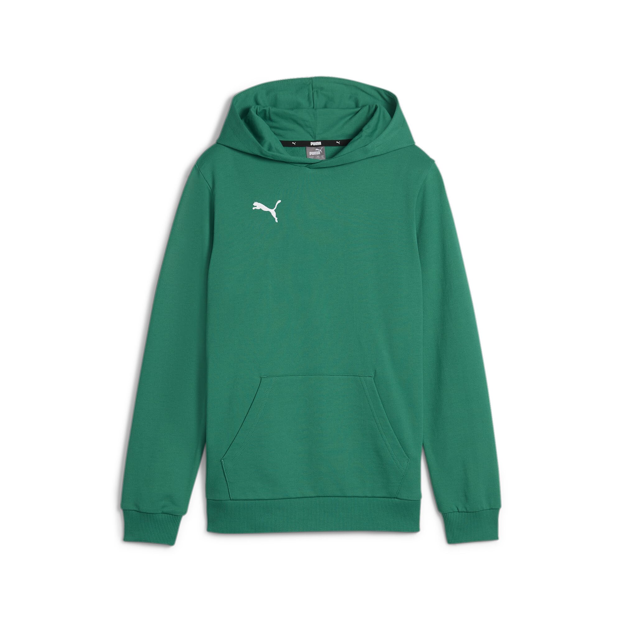 PUMA Boys Teamgoal Casuals Hoody Jr Pullover, Sport Green-puma White, 152 EU