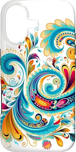 Turquoise Paisley Boho Chic Case for iPhone 17