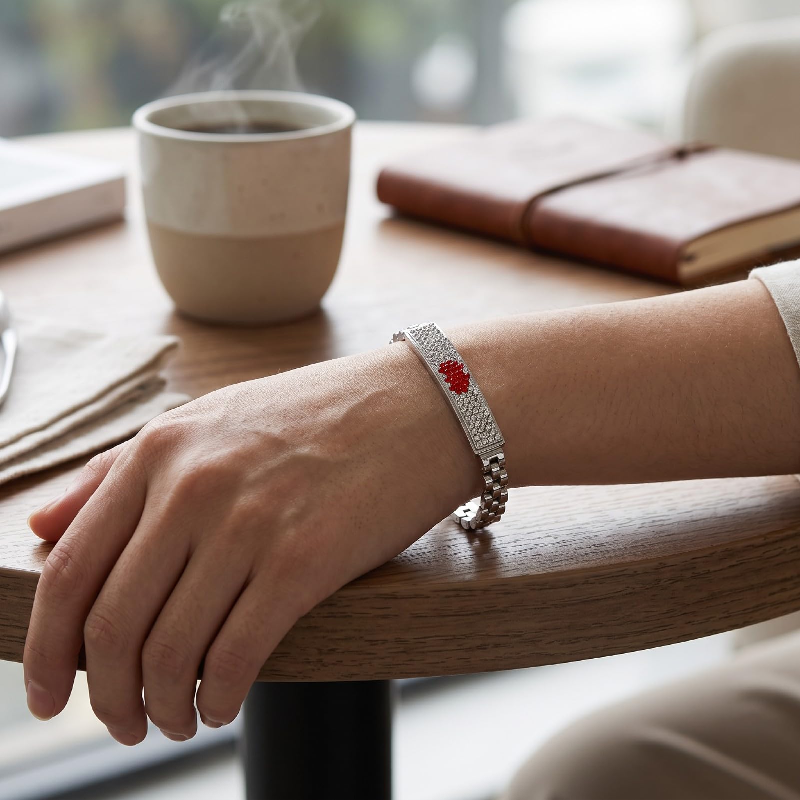 Pulsera Inteligente, Monitor de Actividad, 50 M Impermeable, 160 KB ROM, 64 KB RAM, for Uso Diario y Deporte