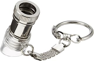 Shinwa 75543 Q High Magnification Super Mini Loupe 0.4 inch (10 mm) 15x, Silver