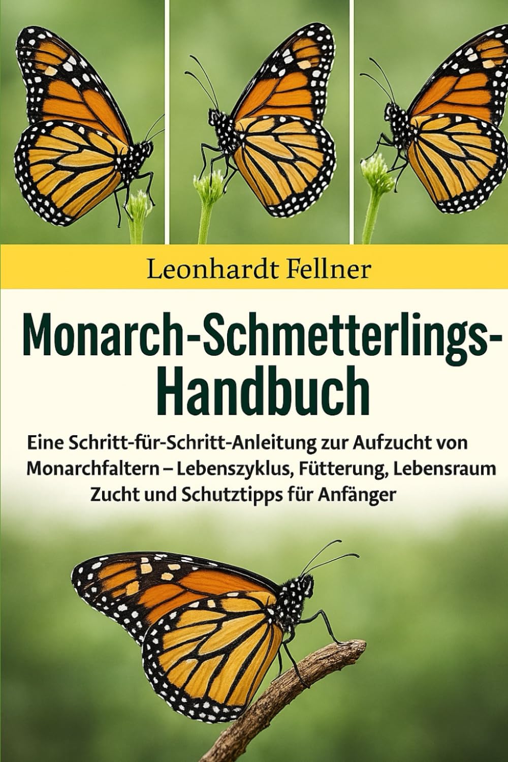 MONARCH-SCHMETTERLING-HANDBUCH: Eine Schritt-für-Schritt-Anleitung zur Aufzucht von Monarchfaltern – Lebenszyklus, Fütterung, Lebensraum, Zucht und Schutztipps für Anfänger