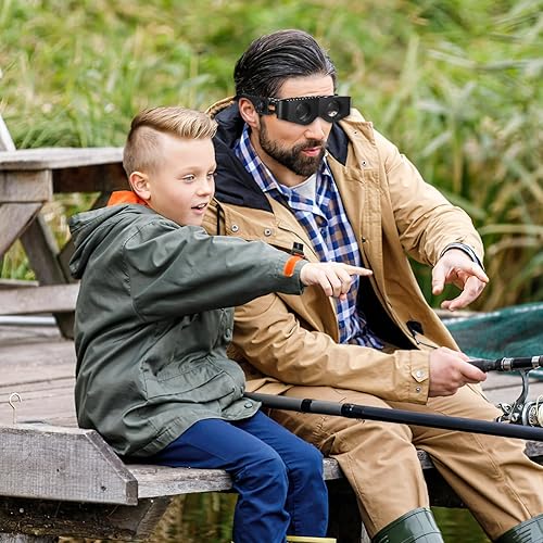 Miniatura 2 de Toddmomy Prismáticos de pesca con lupa para adultos, espejo de lupa, binoculares polarizados para pesca en alta mar, lentes de telescopio de vidrio