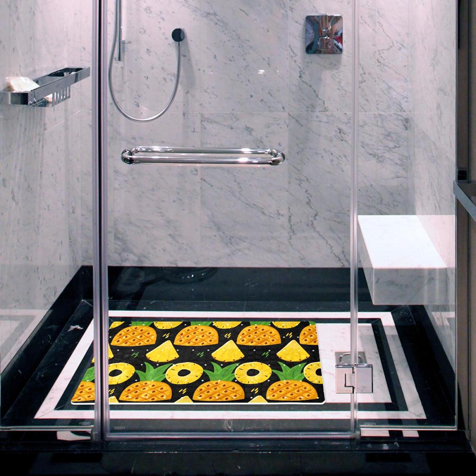 Tappetino antiscivolo ovale per vasca da bagno, tappetino da bagno con bolle 68x38 cm, tappetino da doccia lavabile in lavatrice e resistente alla | Leroy Merlin