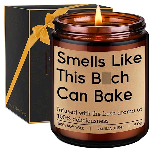 GSPY Candle, Gifts for Bakers, Baking Gifts for Women, Men - Funny Christmas Hobby Present for Baking Lovers, Bread Bakers, Pastry Chef - Sourdough, Birthday Ideas for Friend, Culinary Student, Woman