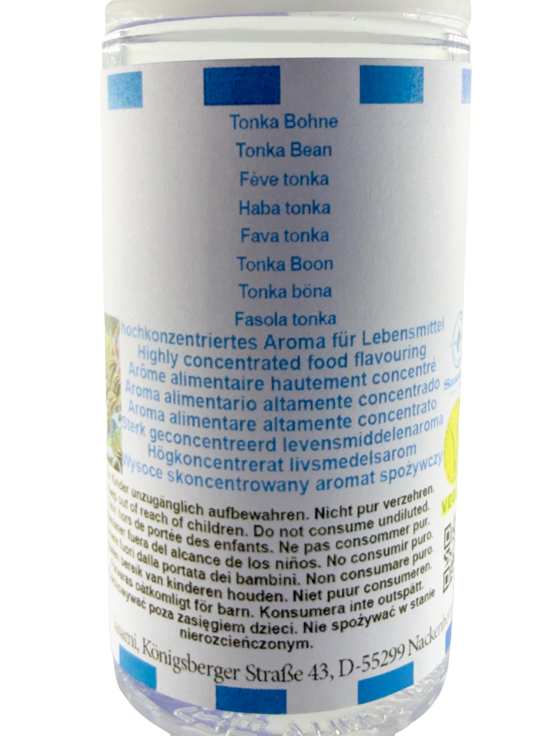 Fava tonka aroma concentrato - vegano - Sasami - 100ml