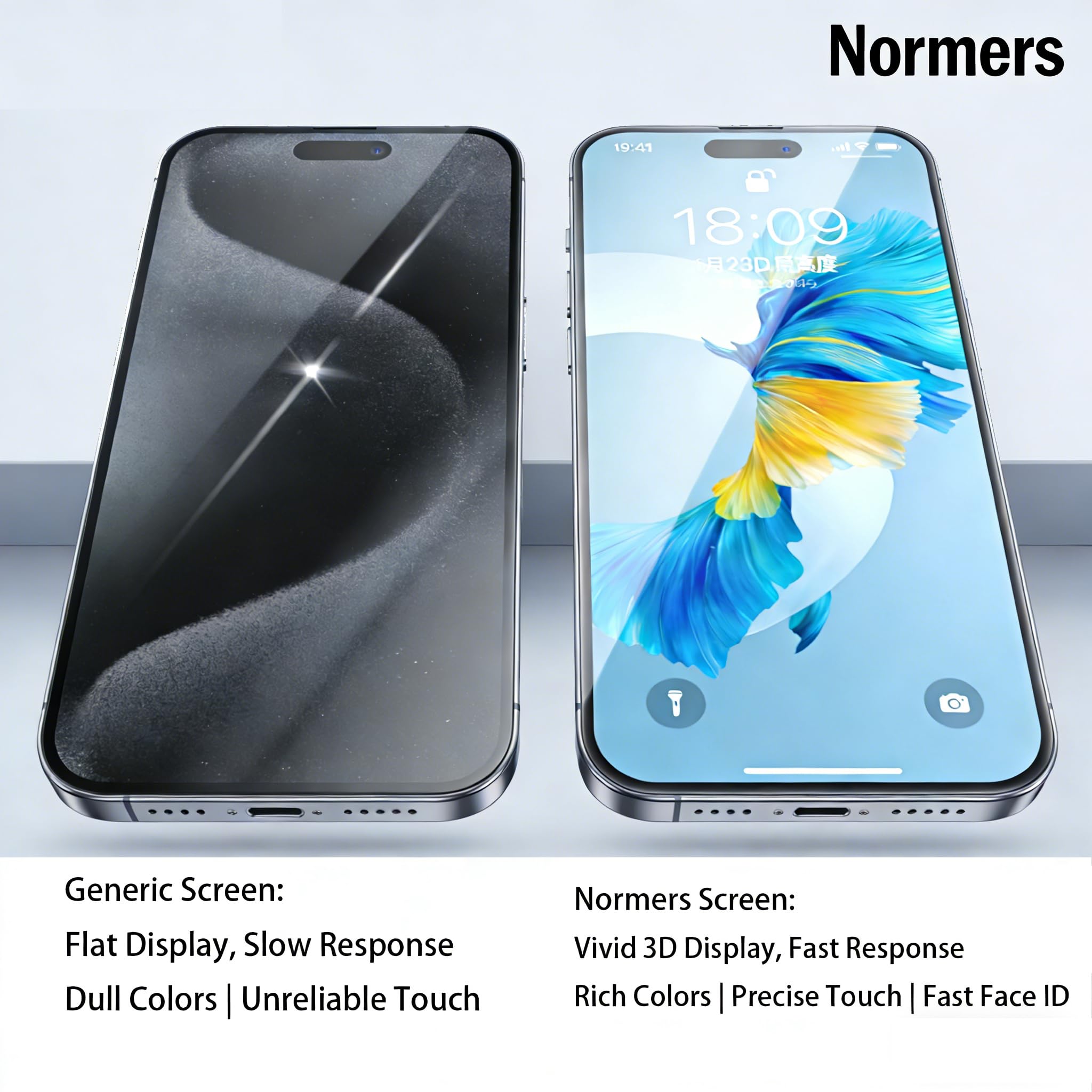 Reemplazo de pantalla para iPhone 16 Pro, pantalla táctil 3D FHD de 6.3 pulgadas, kit de reparación completo con digitalizador, herramientas, vidrio templado y adhesivo impermeable