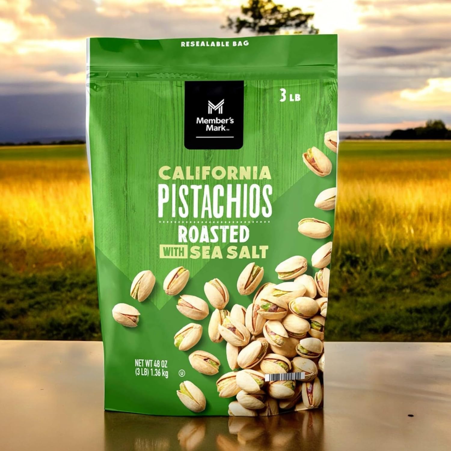 Members Mark Roasted & Salted Pistachios 48 oz.