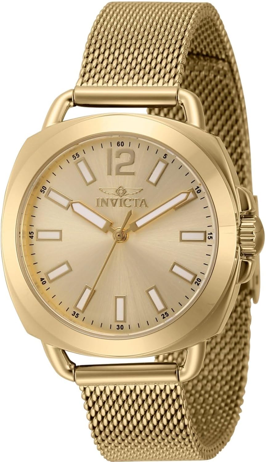 Invicta Wildflower Stainless Steel Women’s Quartz...