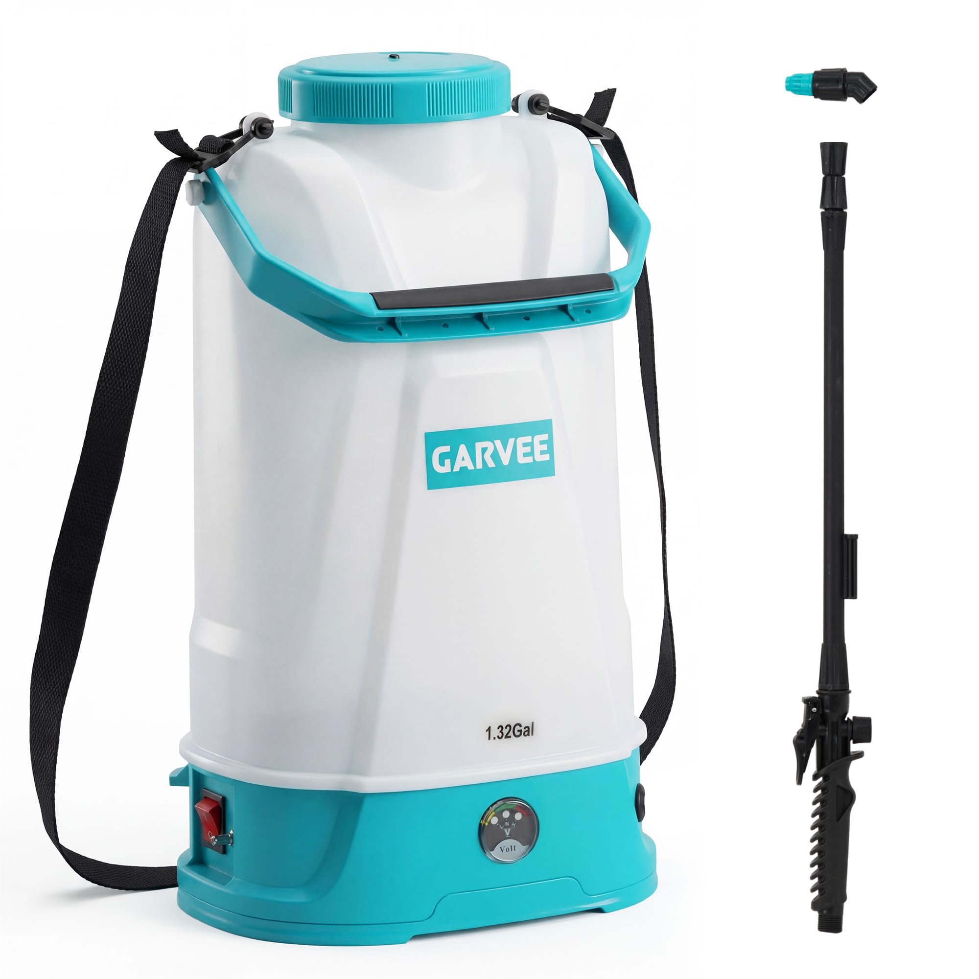 Amazon.com : 1.32 Gallon Battery Powered Sprayer with Adjustable