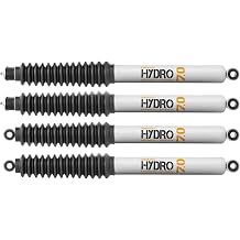 Quadratec Maximum Duty Hydro 7.0 Front and Rear Shock Absorber Kit, Set of 4 Shocks - Fits Jeep Wrangler JK 2007-2018 with 0" - 1.5" Lift - For Mild to Moderate Offroad Use - Twin-Tube Hydraulic Shock