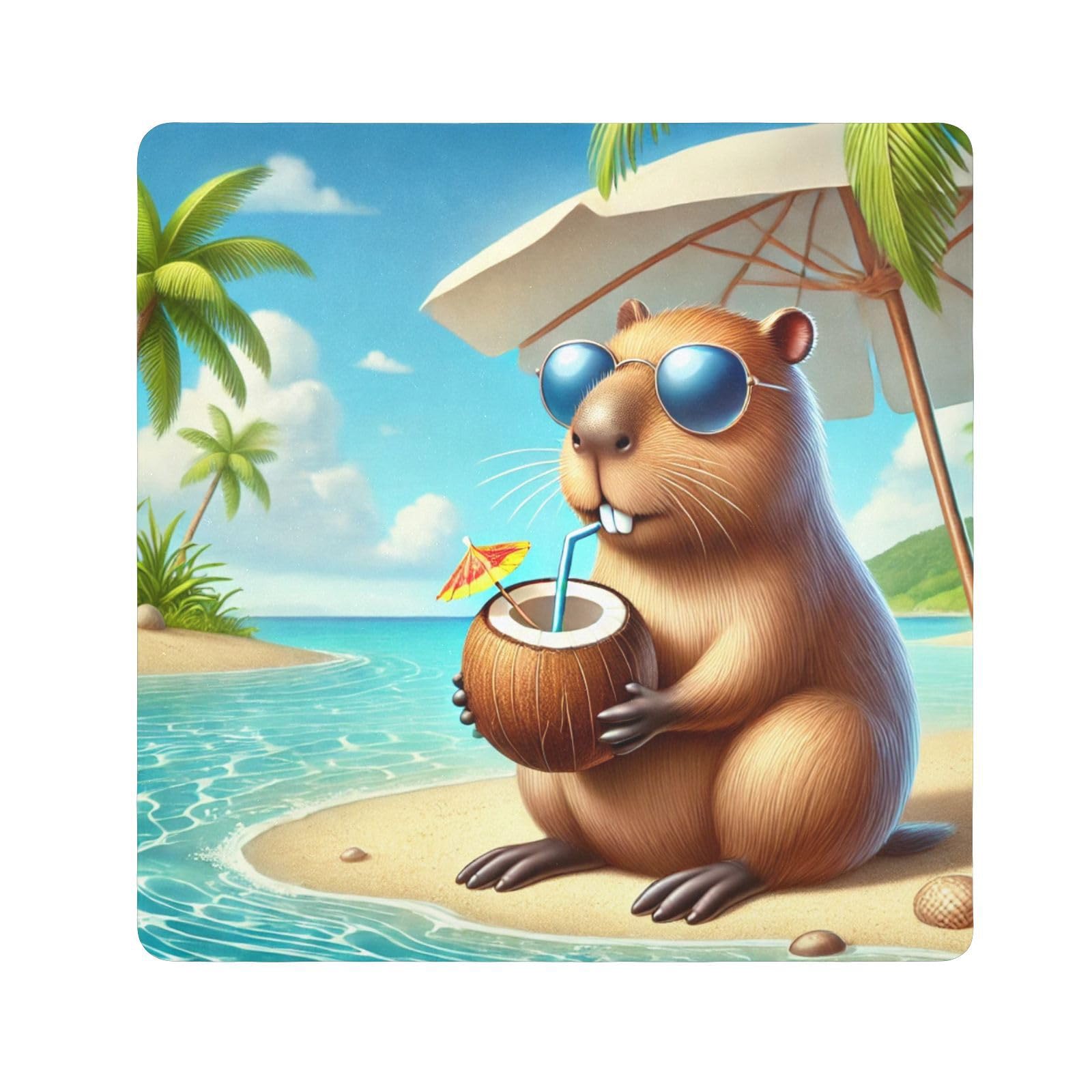 Joko Ivery Capybara Summer Coconut Camera Lens Wrap 21.7
