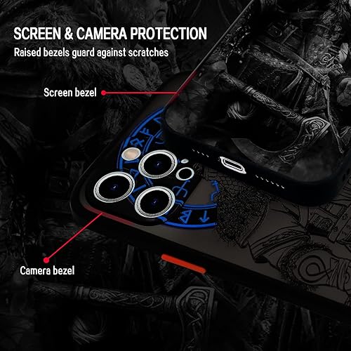 Vista 18 de Cool Gladiator - Funda para teléfono con relieve 3D, compatible con iPhone 12 Pro, funda transparente esmerilada a la moda Gladiador