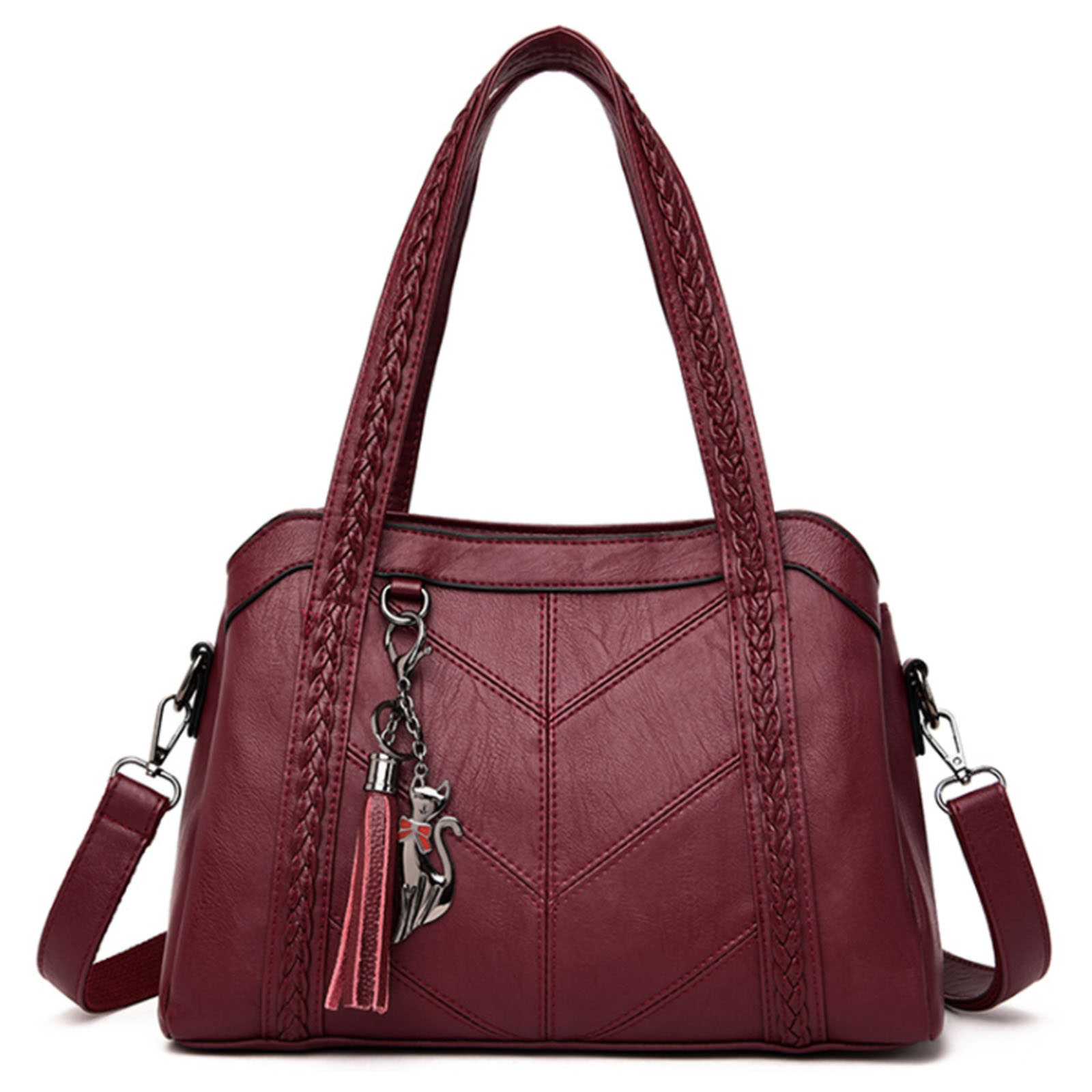 Bolso Tote de Moda para Mujer con Asa Superior y Bandolera miniatura 7