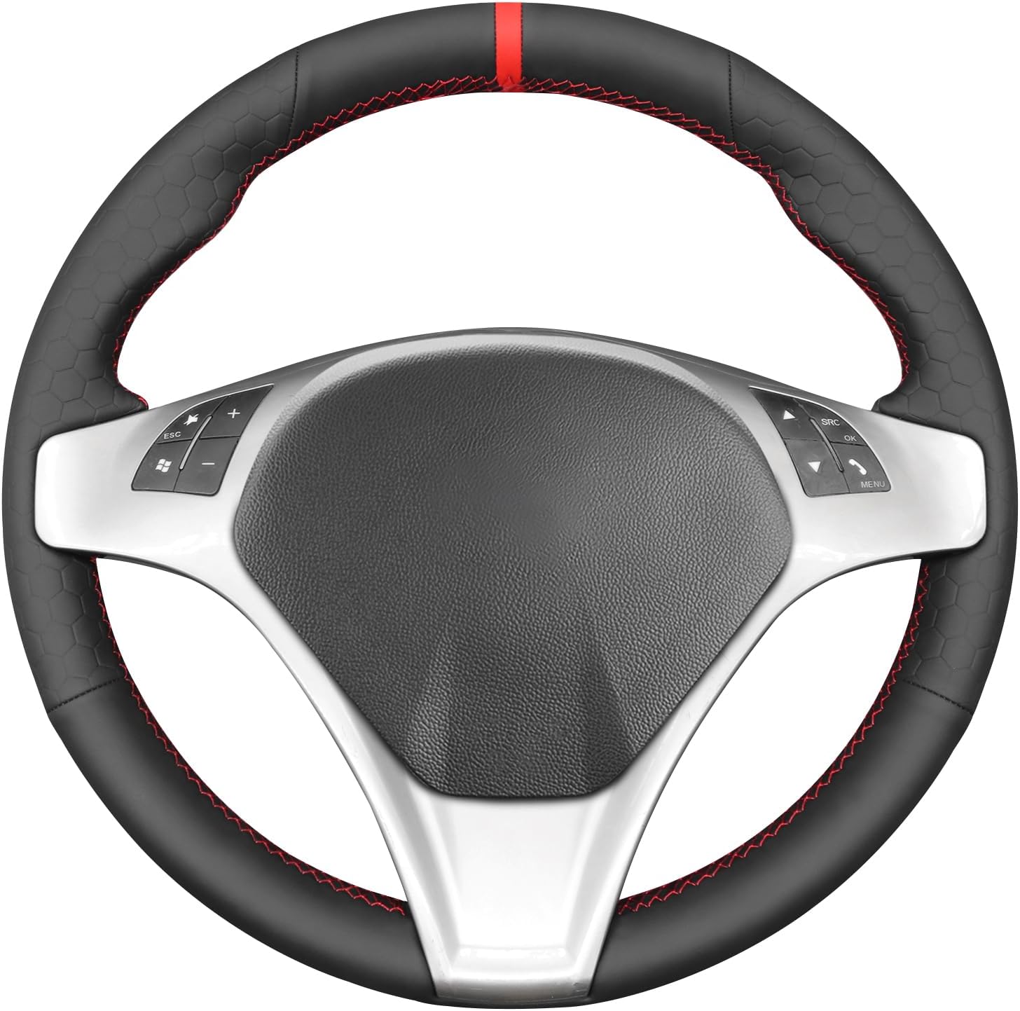 MEWANT Car Steering Wheel Cover for Alfa Romeo Giulietta 2010-2014 / MiTo 2008-2015