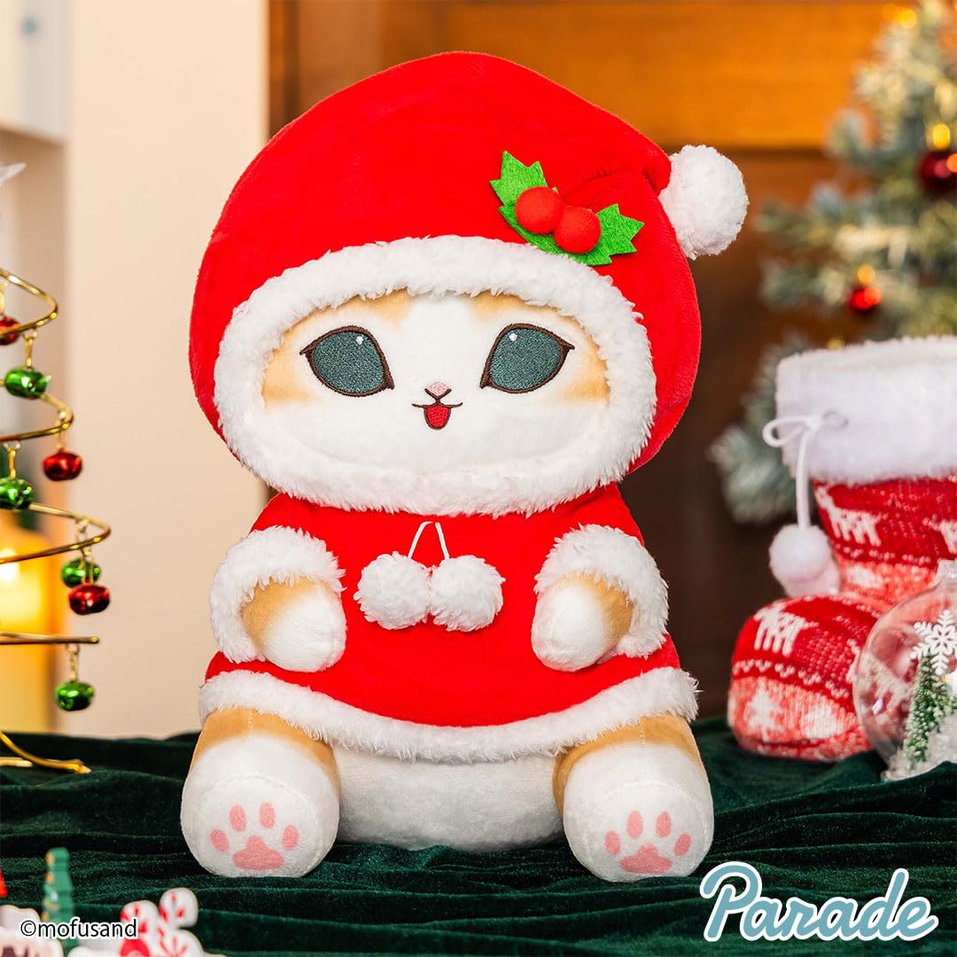 Amazon.co.jp: mofu *sand クリスマスにゃん ぬいぐるみ モフ *サンド