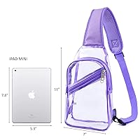 Amazon.com: Dotpraise Clear Sling Bag, Stadium Approved