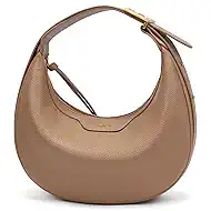 Keyli Crescent Shoulder Bag for Women Trendy Leather Crossbody Hobo Purse Vegan Clutch Handbag Adjustable Strap