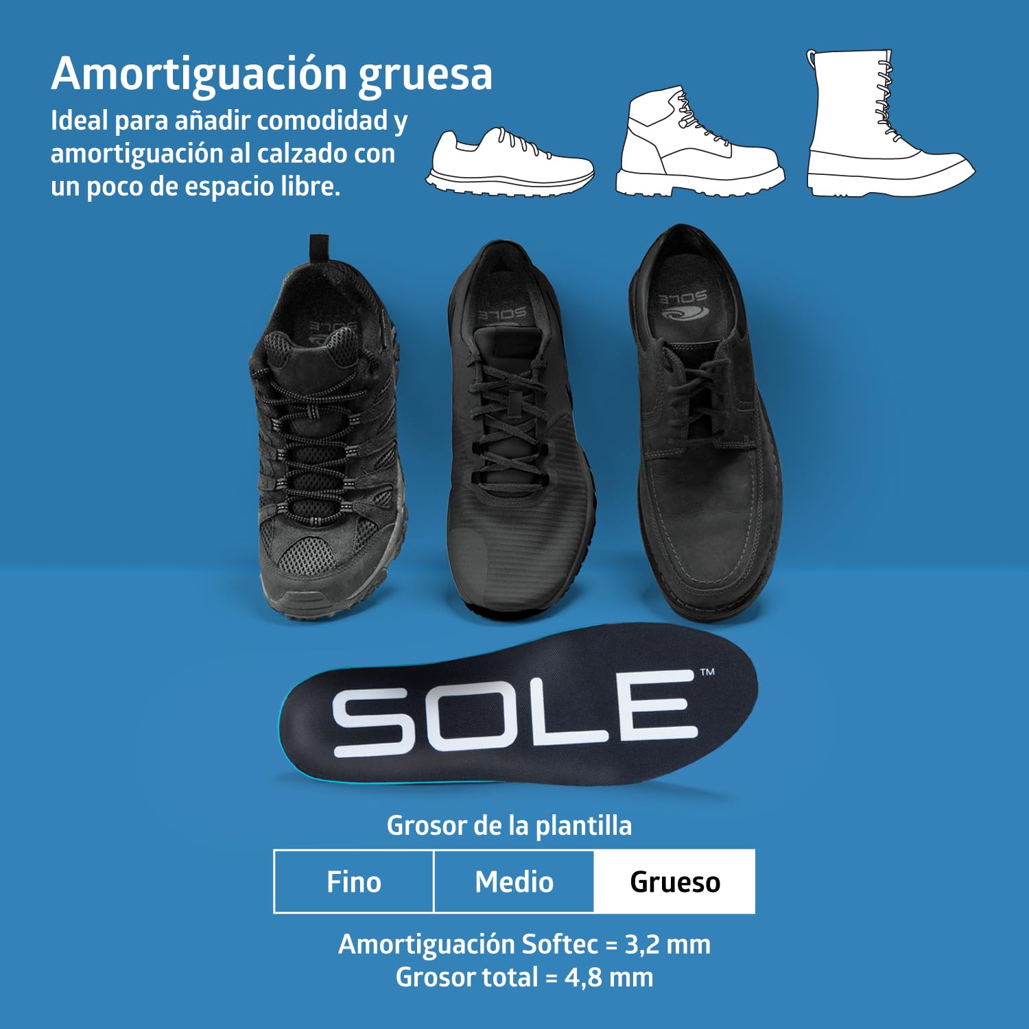 SOLE, Plantilla Unisex adulto
