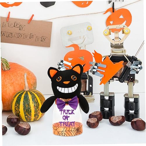 Miniatura 2 de UPKOCH Cookie Decorating 1pc Halloween Candy Jar Niño Con Cubierta Caja De Caramelos Plástico Titular De Caramelos De Plástico