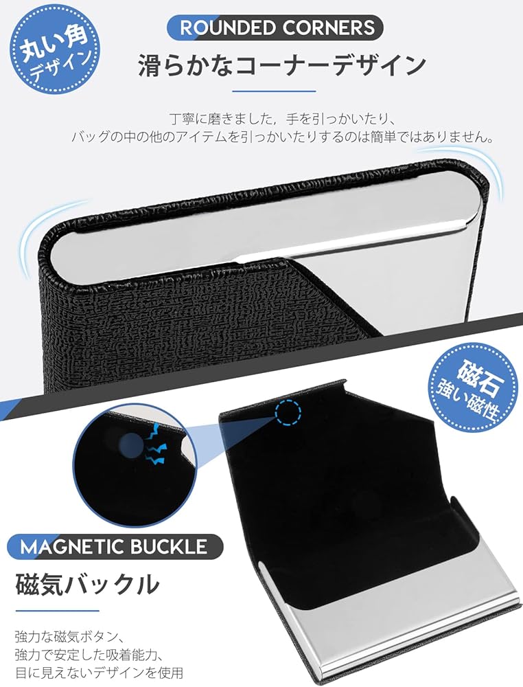 レク Riq ケース付き （ひび割れありの為、格安にて） Amazon | [QAQQVQ] 名刺入れ カードケース【取り出しやすい