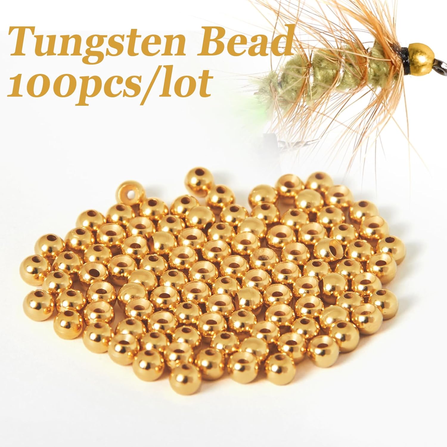 100 PCS Fly Tying Beads Tungsten Beads Nymph Head Jamaica Ubuy