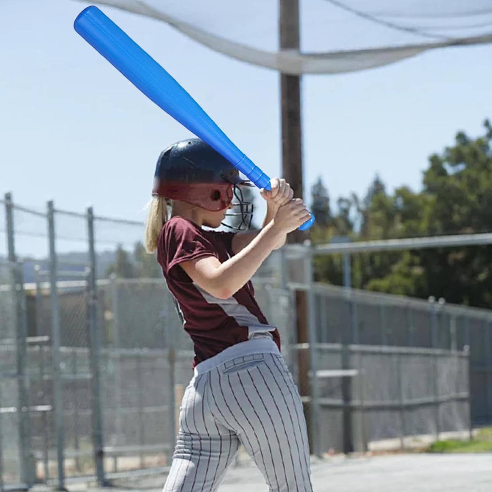 Batte de baseball pour | Batte de baseball en PVC avec poignée ergonomique pour l'entraînement - Jeu avec balle et pour garçons, , hommes, femmes, exercice sportif, intérieur et