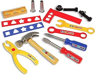 ArtCreativity Toy Tool Set - 12 Pieces - Colorful Pretend Play Kit for Kids, Toddlers, Preschoolers - Unique Gift for Birthday or Christmas, Fun Party Favors for Boys and Girls, Goody Bag Fillers