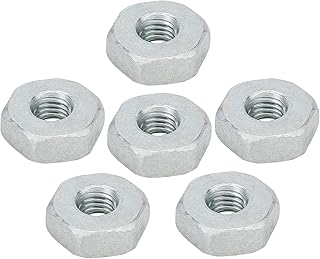 Savior 6 Pieces Stainless Sprocket Cover Nuts for STIHL MS170 MS171 MS180 MS181 MS211 MS250 MS25 MS390 Chainsaw Cover Bar Nut Parts Replace 0000 955 0804