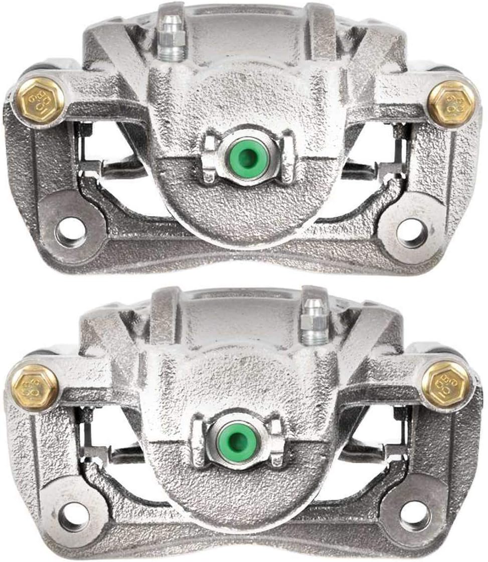 AutoShack BC30448PR Front Brake Calipers Assembly Pair Set of 2 Driver and Passenger Side