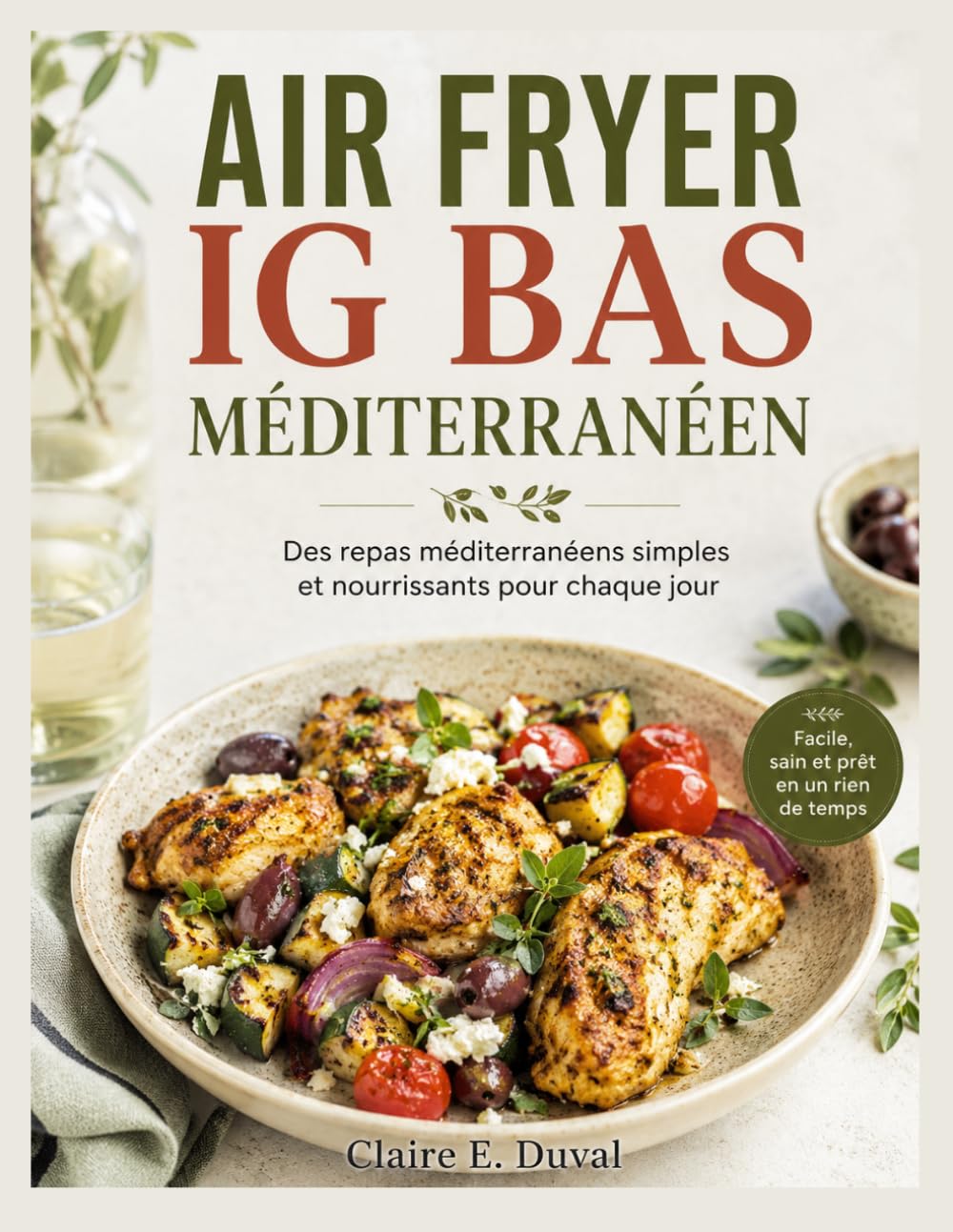 AIR FRYER IG BAS MÉDITERRANÉEN: Des repas méditerranéens simples et nourrissants pour chaque jour
