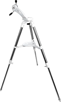 Explore Scientific FirstLight Twilight Nano Alt-Azimuth Mount & Stainless-Steel Tripod Supports Up to 14 lb, Vixen-Style Dovetail Saddle, Collapsible Legs 25.5-45, Grab-and-Go Setup