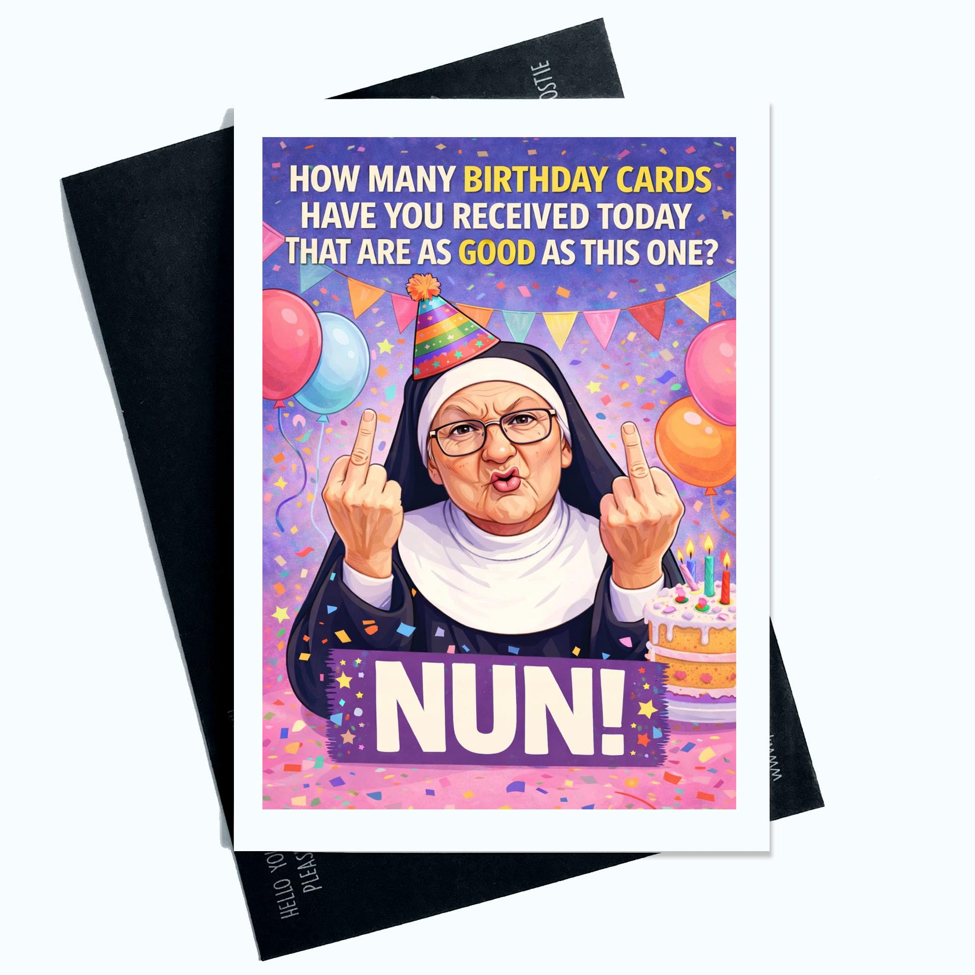 Peachy Antics Funny Birthday Card A5 Humorous Novelty Joke Card Rude Cheeky Adult Birthday Card for Friends Family Him Her Unique Gag Greeting Card Gift Ideas SP469