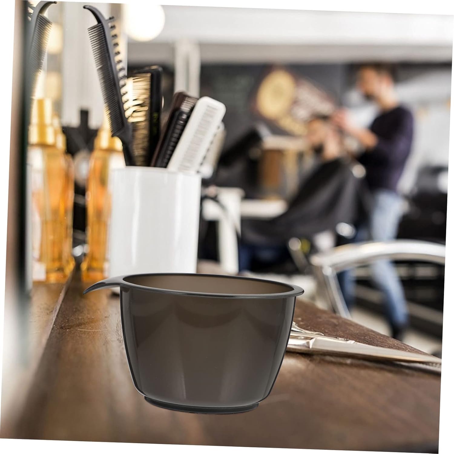 SAFIGLE 6pcs Hair Color Mixing Tint Bowl for and Salon Use Multi-functional Plastic Dyeing Bowl for Hair Treatments and Coloring