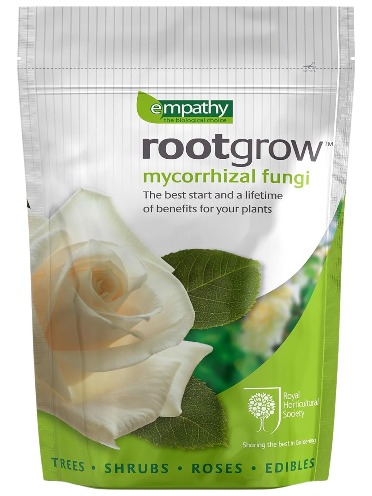 HOCHSTE Empathy Rootgrow Mycorrhizal Fungi RHS Endorsed For Plant Root Strength Trees Shrubs Roses Feed Food Fertiliser Green - 360g (1 Pack)