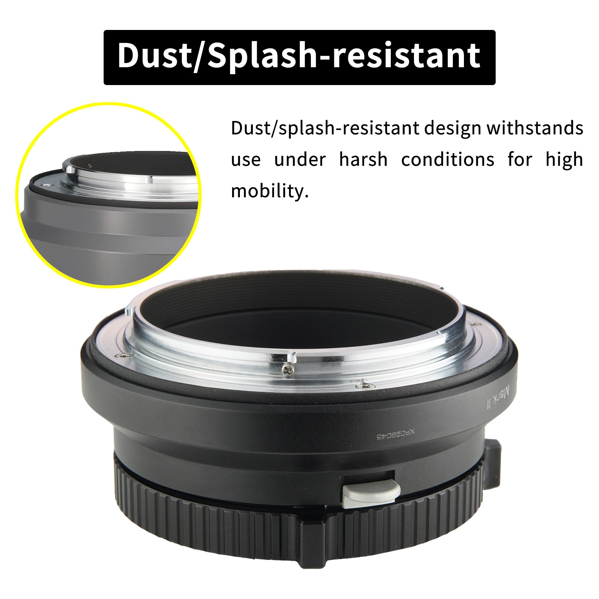 Anello adattatore per montaggio obiettivo compatibile con obiettivo Leica R per fotocamera Hasselblad X System XCD X1D X2D