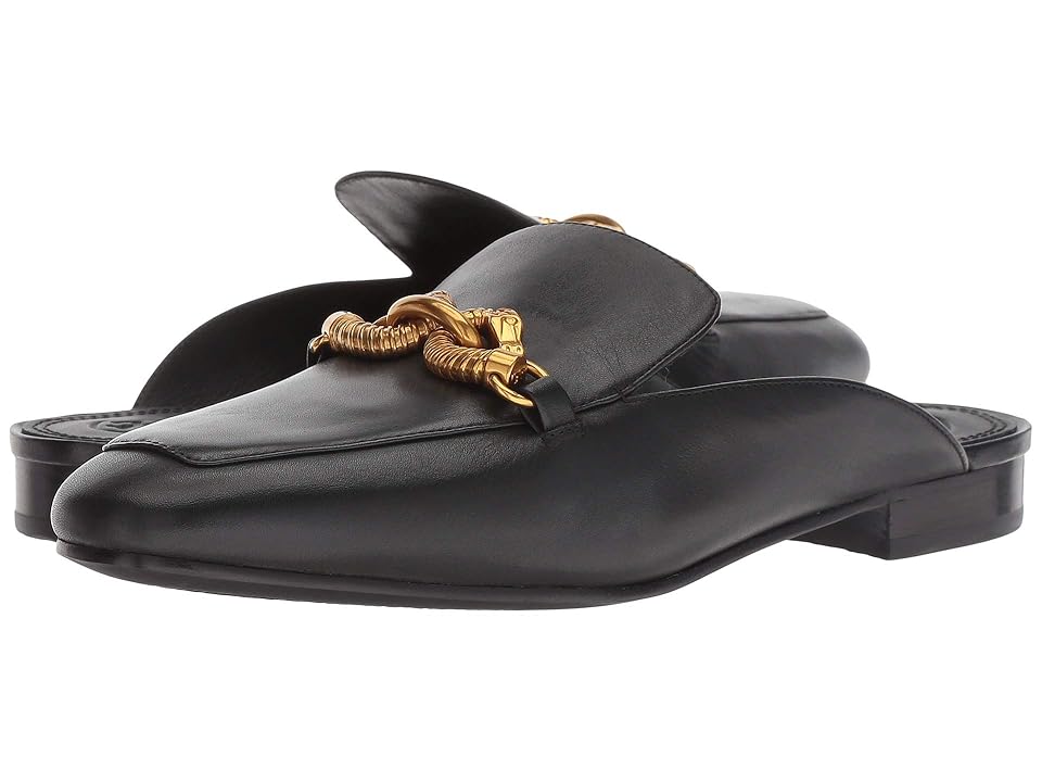 

Tory Burch Jessa Backless Loafer (Perfect Black) Women's Slip on Shoes