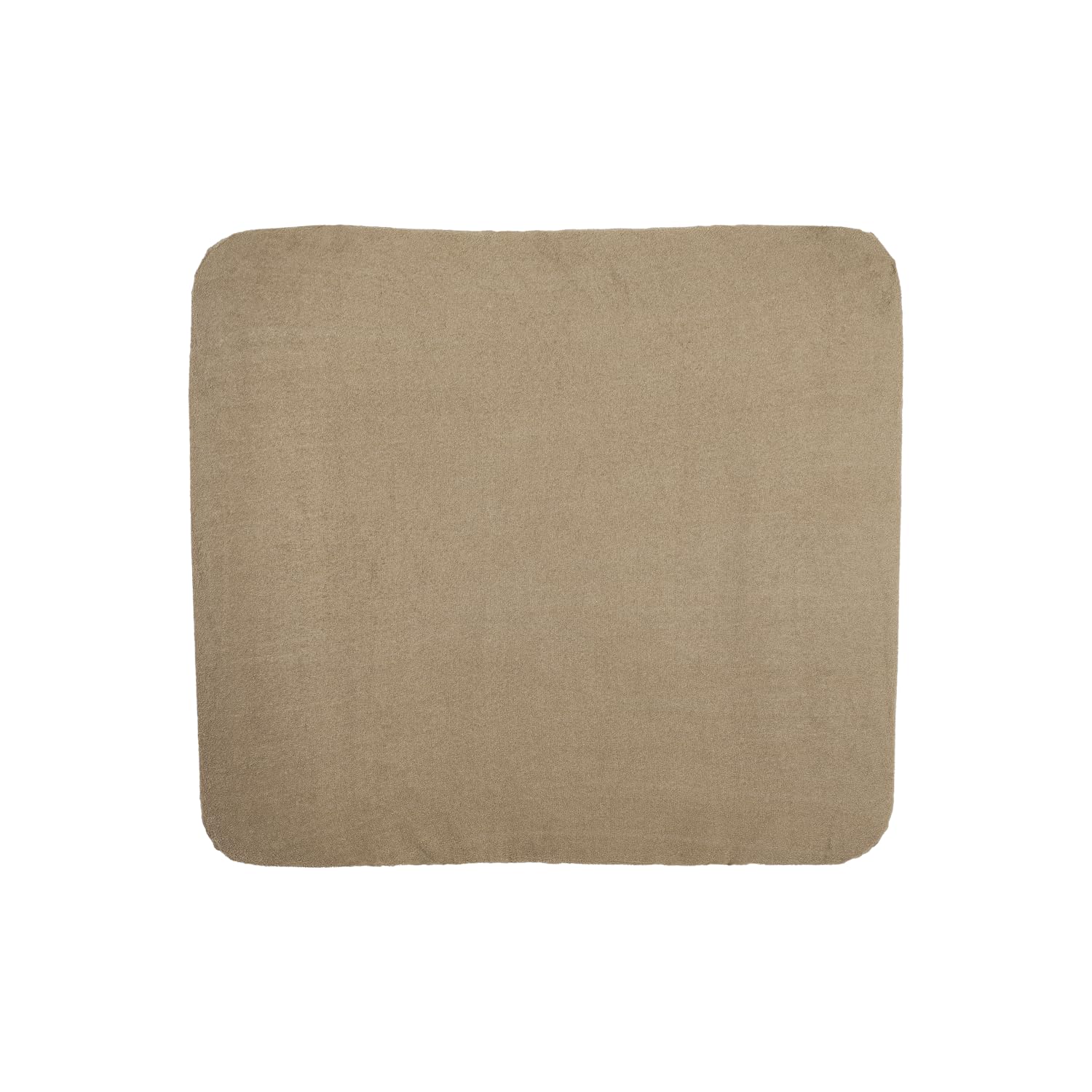 Meyco Baby Wickelauflagenbezug Frottee - 85x75cm - Spannbetttuch Wickelunterlage - 80% Baumwolle - Oeko Tex zertifiziert - kuschelig weich & hautfreundlich - waschbar & trocknergeeignet - Taupe