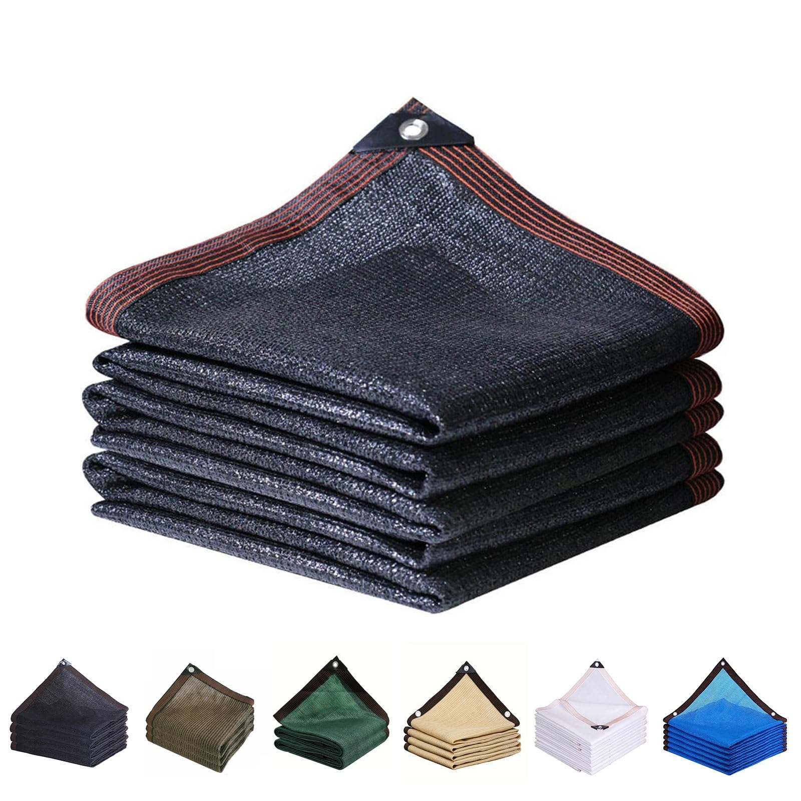 KLGFBDC 90% Shade Cloth for PatioTear Resistant Sun Shade Netting 9.9ft x 29.7ft Mesh for Deck Pergola Backyard Dog Kennel Camper Awning (Black) UV Protection & Durability