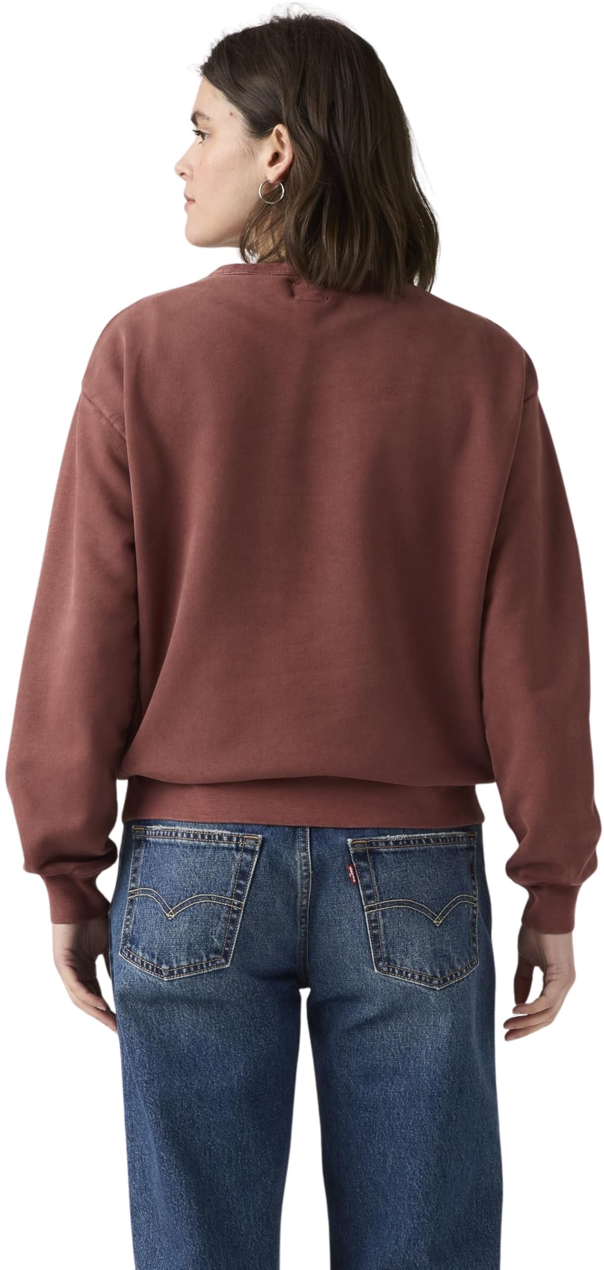 Levi's Donna Felpa Heritage Crewneck in Cotone, Standard Fit