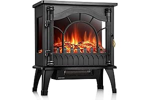 R.W.FLAME Electric Fireplace Heater: Enhance Your Home with Cozy Ambiance