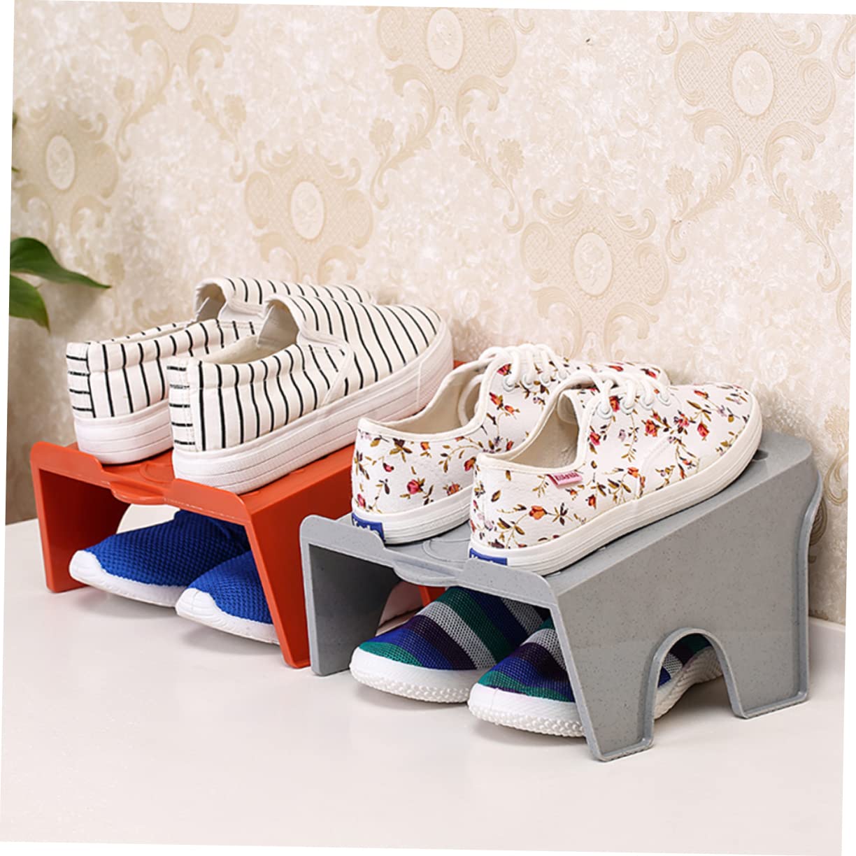 Zerodeko 24sacs Étagère Transparente Pour Chaussures Vêtements Et Jouets Rangement Pratique Pour Placard Cuisine Chambre Et Salle De Bain