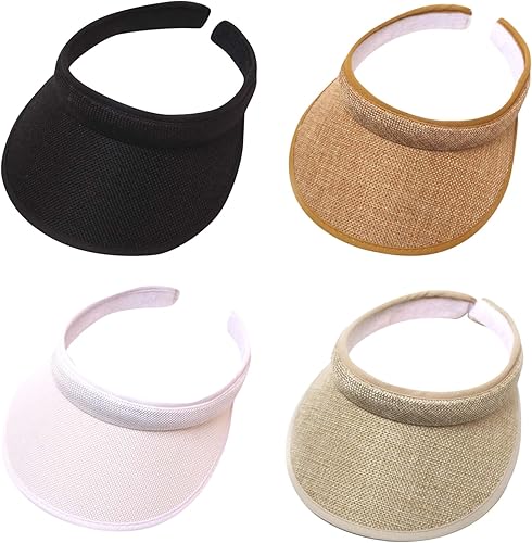 Visera de ala ancha para mujer, protección UV, UPF50+, visera deportiva de verano para tenis, voleibol, correr, trotar, ciclismo, pesca