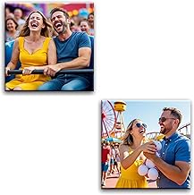 Personalized Photo Memory Fridge Magnets – Custom Acrylic Magnet Set of 2 (3x3 inch, 3mm Thick) – Unique Gift for Birthday, Anniversary, Home Décor