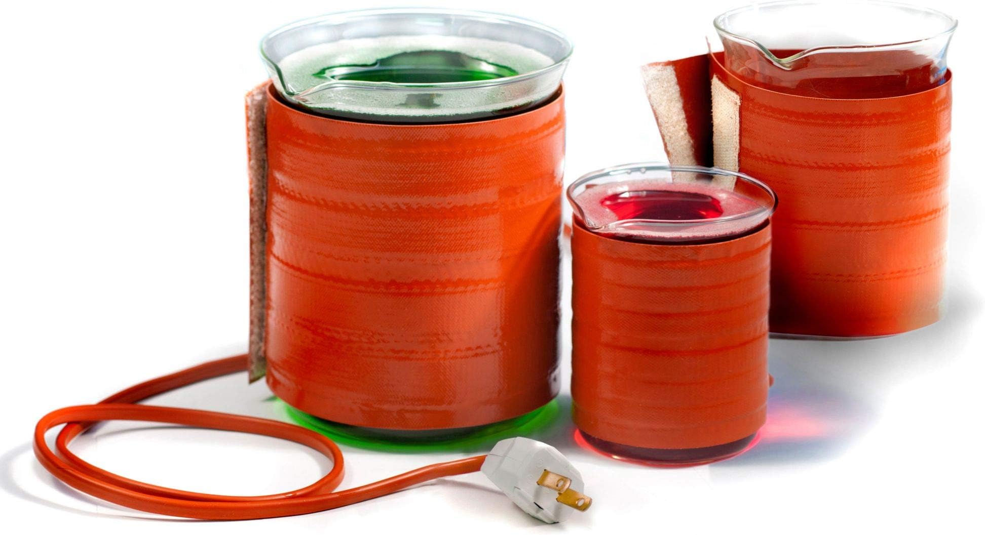 BriskHeat GBH1000-1 Beaker Heater Jacket with Velcro Fastener for 1000mL Griffin Beaker Diameter: 4.3-Inch, Height: 4.6-Inch, Width: 17.25-Inch (without Controller), 120VAC