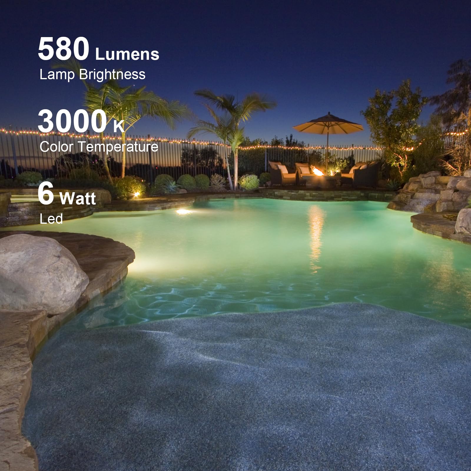 Snapklik.com : GOODSMANN Pond Lights Low Voltage Outdoor Landscape ...