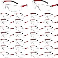 Salfboy ANSI Z87.1 Safety Glasses Bulk 10 Pack - Scratch-Resistant Protective Eyewear for Men Women Work Lab Outdoor